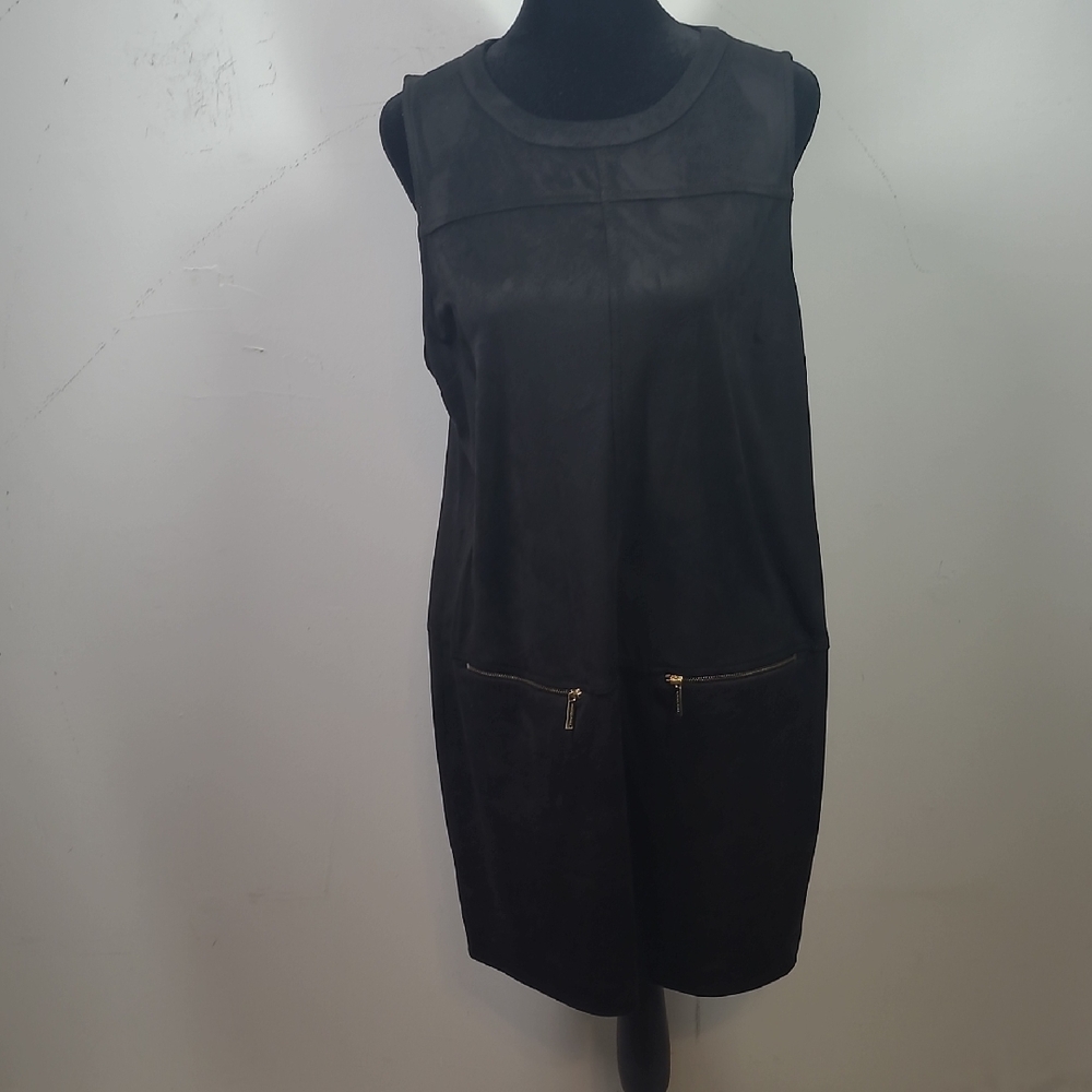 Michael Kors Black Dress with Gold Zipper